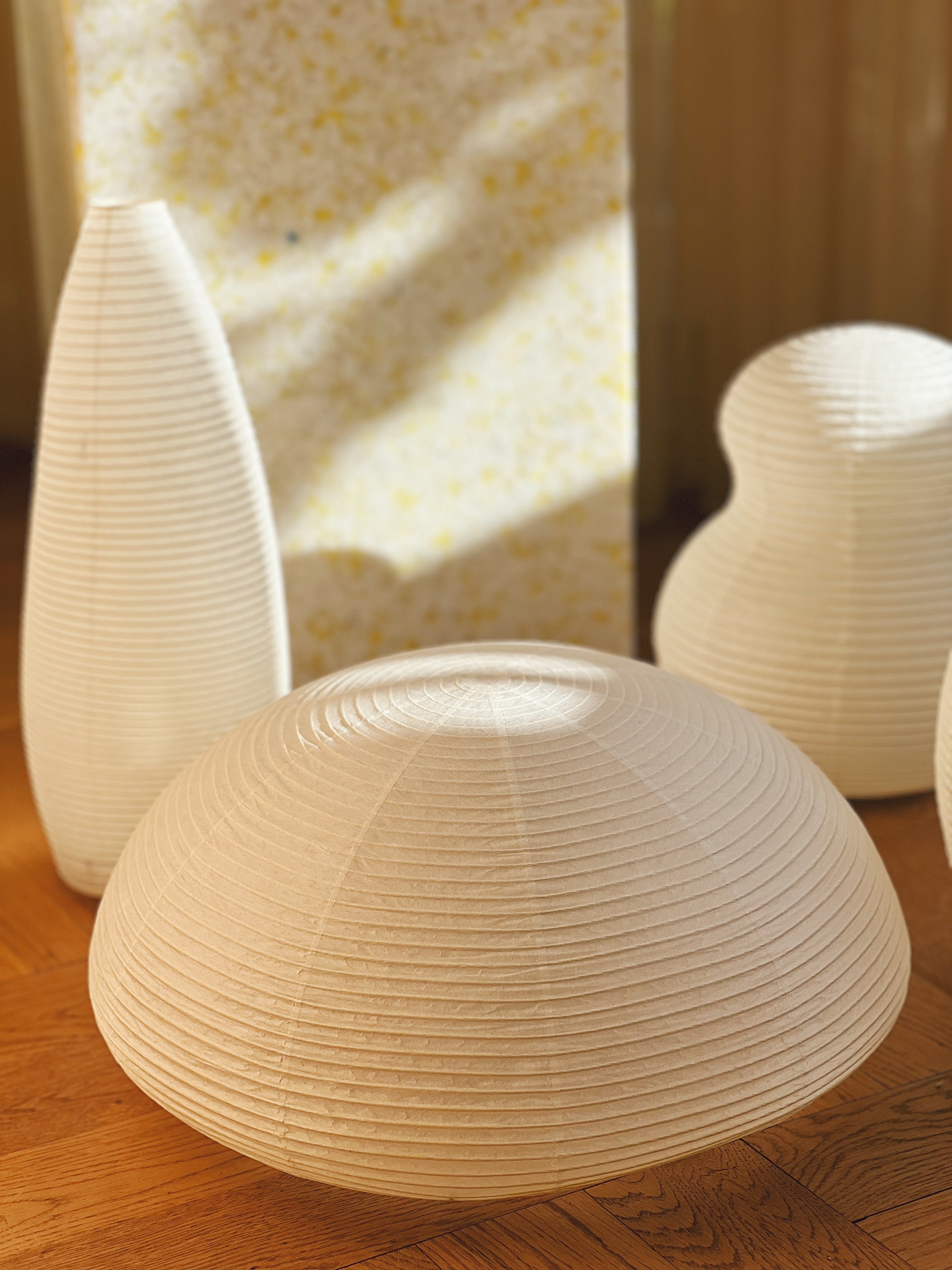 Shigeru Uchida Washi Lighting Paper Moon PM04 Bordlampe Studio Hafnia