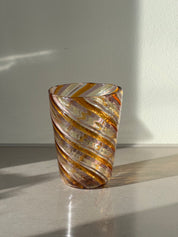 Håndblæst Murano Glas med Swirlmønster Murano