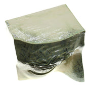 Jacob Laoru | Bookend Eye (Right): Firkantet højre bogstøtte øje i glaseret stentøjsler i CrystalGreen Studio Hafnia