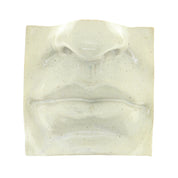 Jacob Laoru | Square Mouth (2): Firkantet mund i glaseret stentøjsler i AntiqueWhite til væggen Studio Hafnia