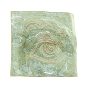 Jacob Larou | Square Eye (Left): Firkantet øje i glaseret stentøjsler i CopperGreen til væggen Studio Hafnia