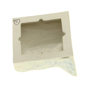 Jacob Larou | Square Eye (Left): Firkantet øje i glaseret stentøjsler i CrystalGreen til væggen Studio Hafnia