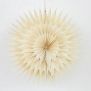 Julestjerne Frost i papir til ophæng | Hvid Ø47 cm Afroart