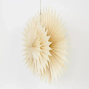 Julestjerne Frost i papir til ophæng | Hvid Ø47 cm Afroart