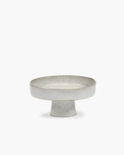 La Mère Serveringsfad / Dyb Tallerken med Fod L – Off White | Serax Serax