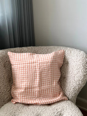Linge Particulier - Pudebetræk - Copper Gingham | 50 x 50 cm Linge Particulier