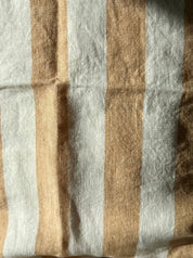 Linge Particulier - Pudebetræk - White/Hazelnut Stripe | 50 x 50 cm Linge Particulier