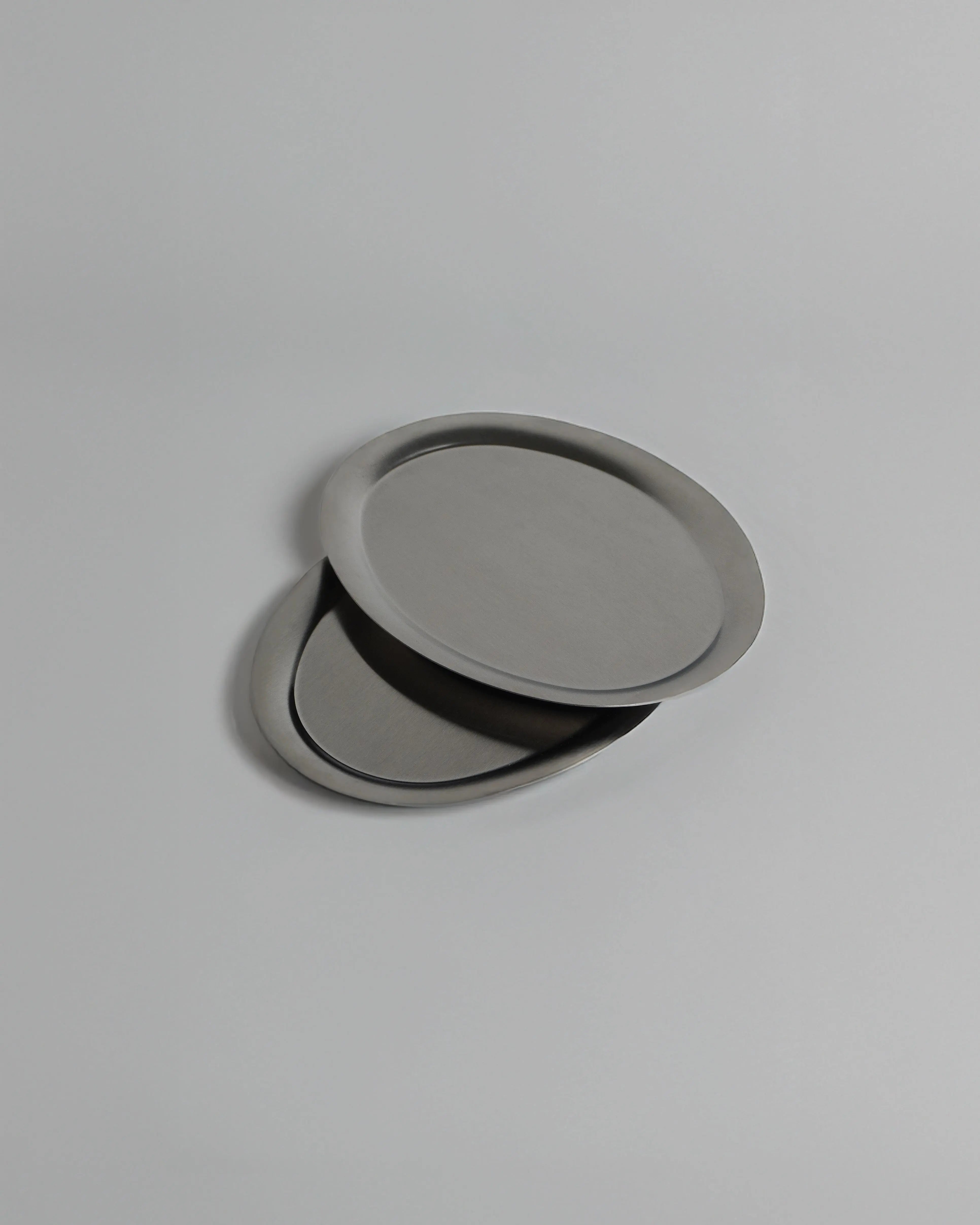 Oval Bakke i Stål – Sæt med 2 Studio Hafnia