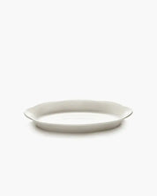 Ovalt Fad / Deep Oval Plate – Silhouette, Hvid (sæt á 2) | Serax by Sergio Herman Serax