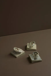 Right Ear i CrystalGreen stentøj Laoru Laoru