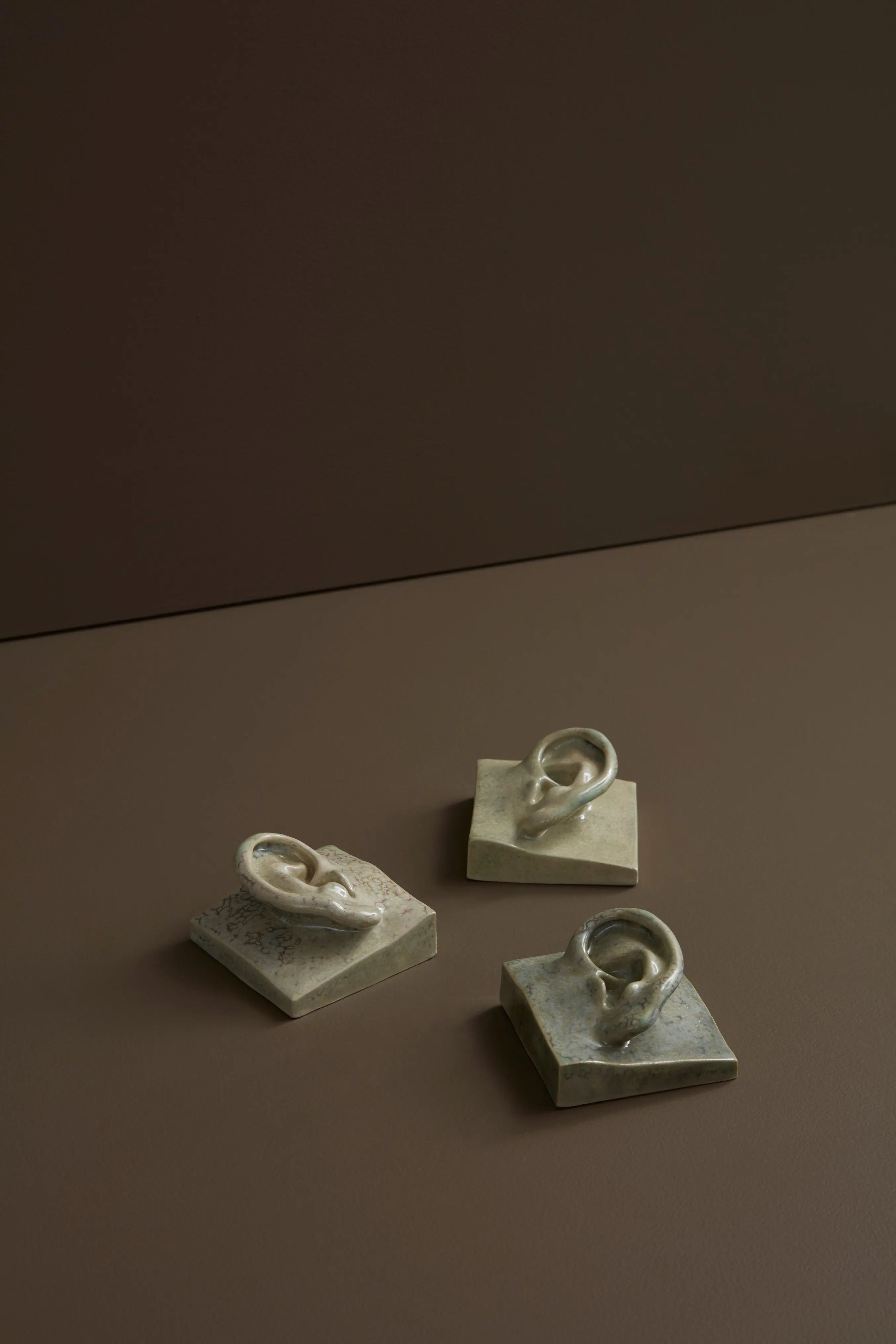 Right Ear i CrystalGreen stentøj Laoru Laoru