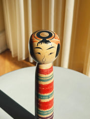 Vintage Kokeshi Dukke Nr. 232 fra Japan – Håndlavet | H 24 cm Studio Hafnia