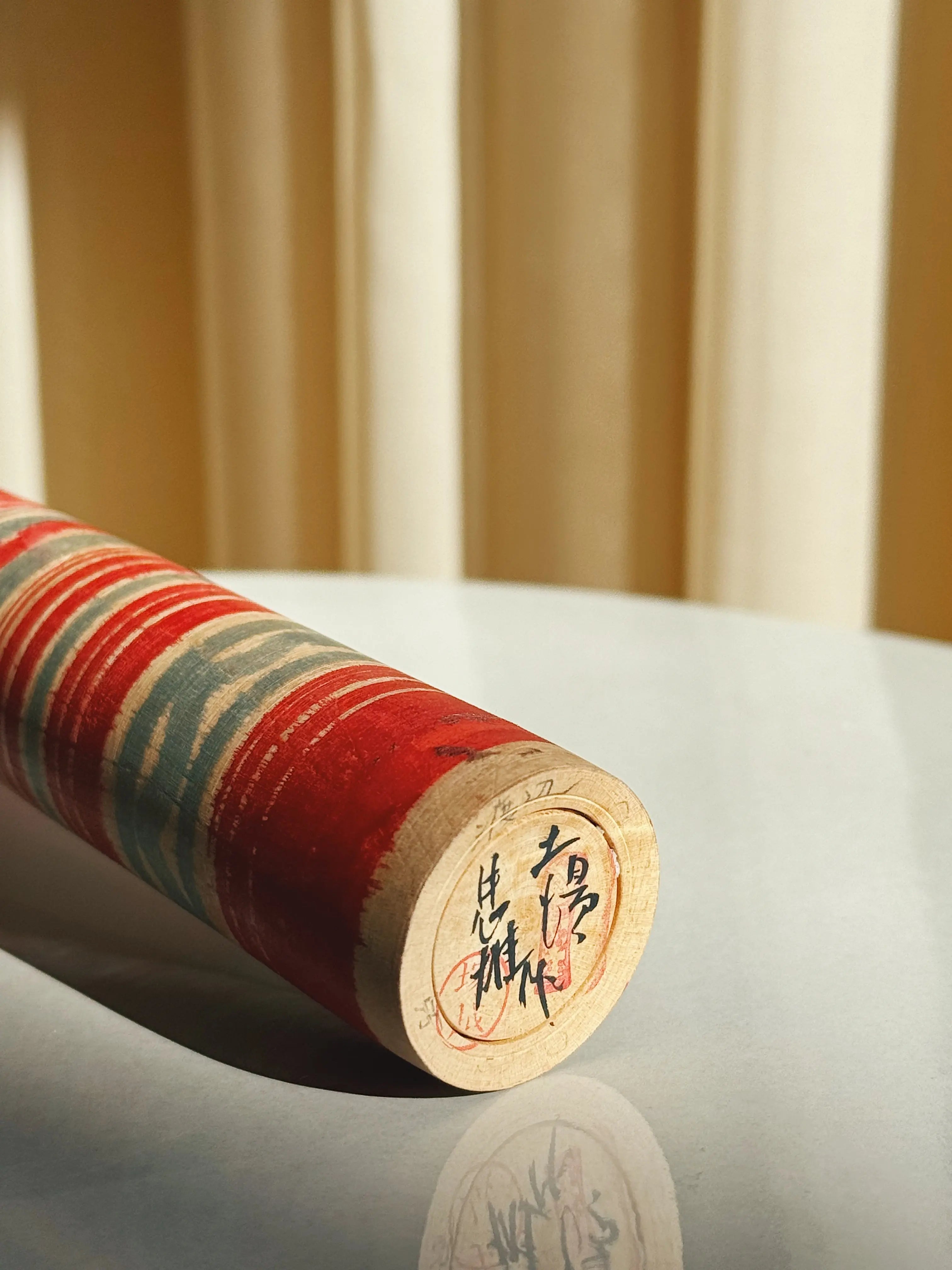 Vintage Kokeshi Dukke Nr. 234 fra Japan – Håndlavet | H 21 cm Studio Hafnia