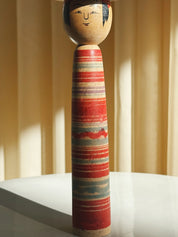 Vintage Kokeshi Dukke Nr. 234 fra Japan – Håndlavet | H 21 cm Studio Hafnia