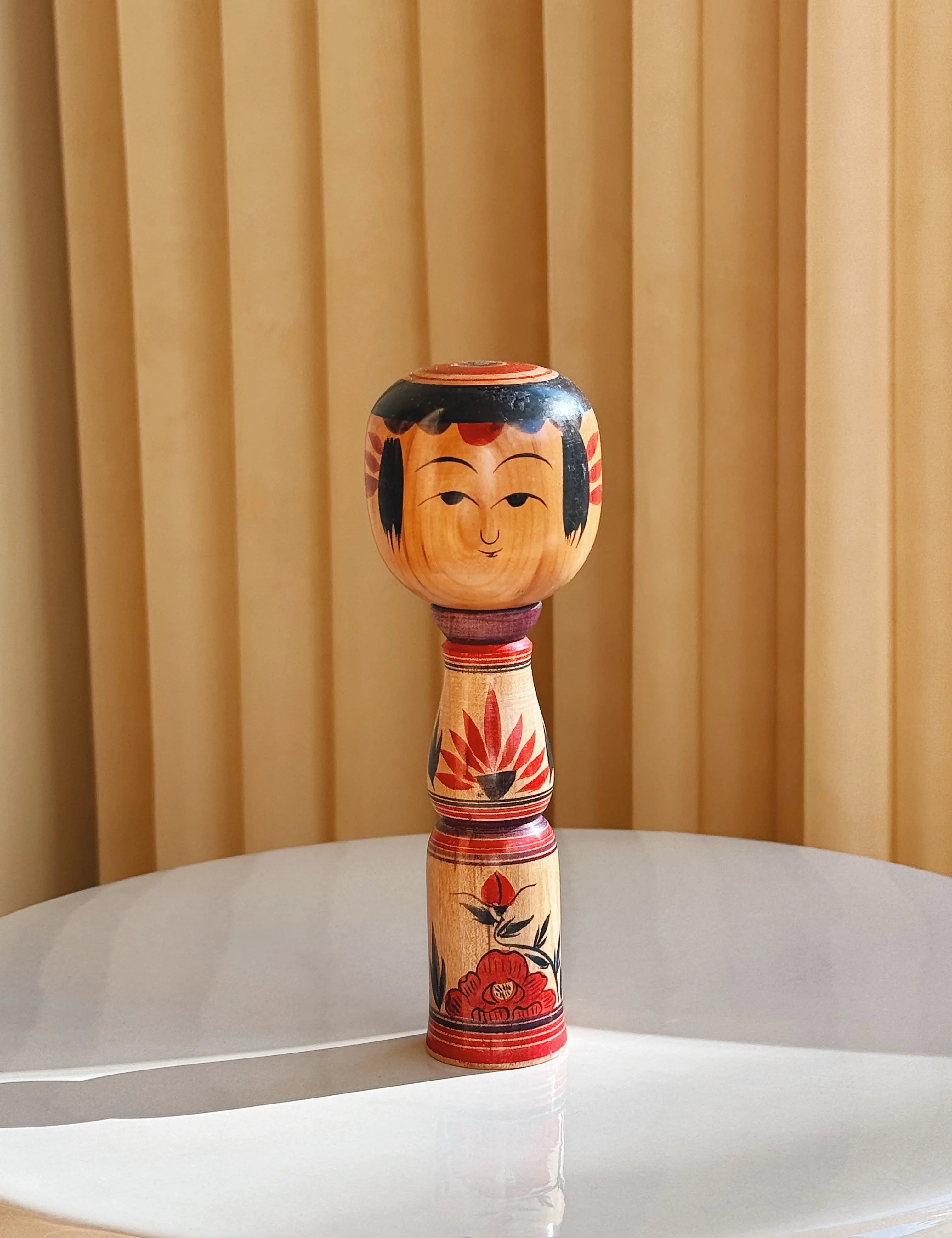 Vintage Kokeshi Dukke Nr. 237 fra Japan – Håndlavet | H 18 cm Studio Hafnia