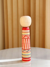 Vintage Kokeshi Dukke Nr. 238 fra Japan – Håndlavet | H 18,5 cm Studio Hafnia