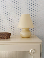 Vintage Murano Mushroom Bordlampe i Lysegult Swirl Glas | H26,55 cm Studio Hafnia