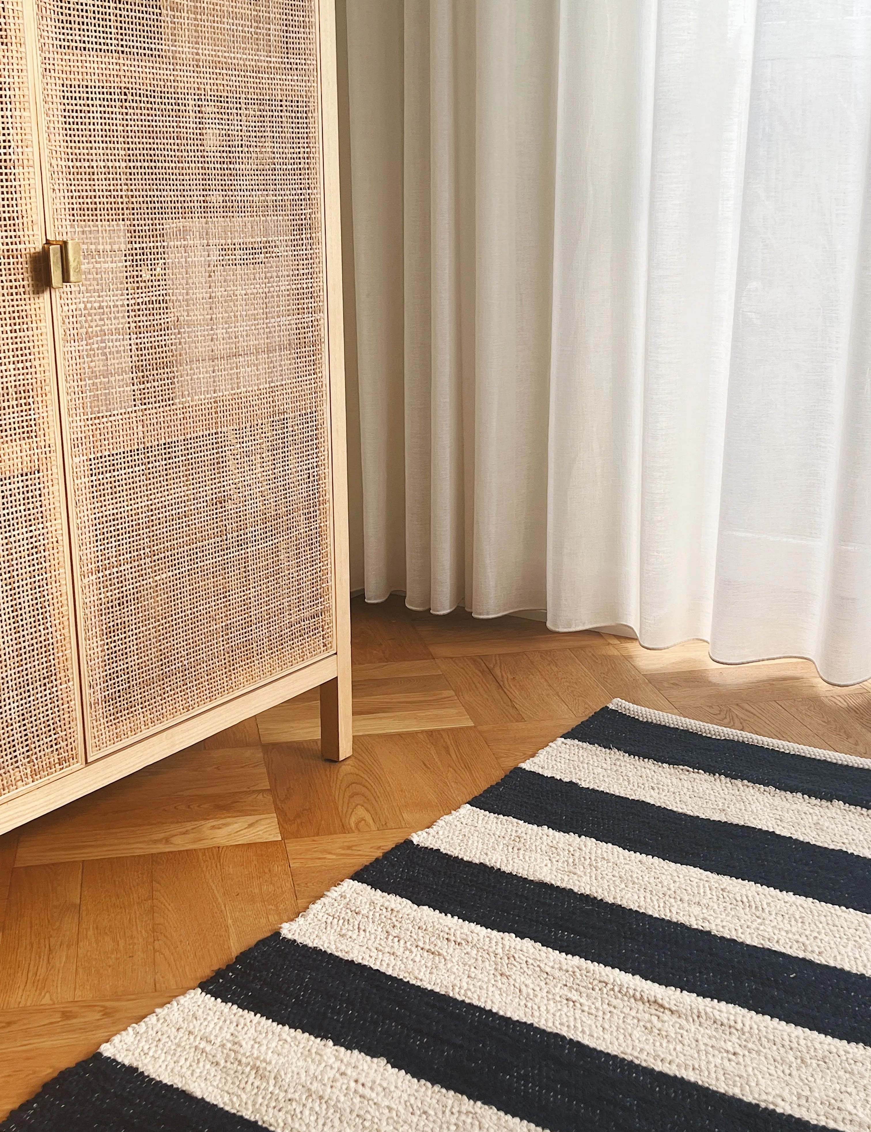 beige striber 70 x 140 cm Studio Hafnia