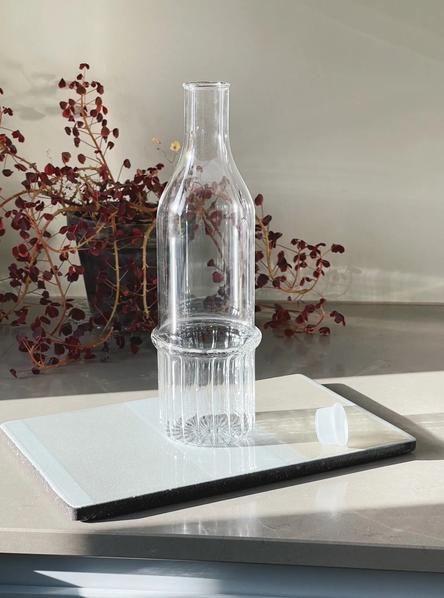 Ichendorf Transit flaske i glas med låg Ichendorf