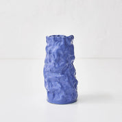 Krøllet vase | Blå H25cm Studio Hafnia