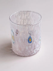 Murano Drikkeglas med flad bund | Pink Murano