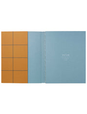 Notem studio, Uma notesbog flat lay, Softcover medium, Ochre Notem studio