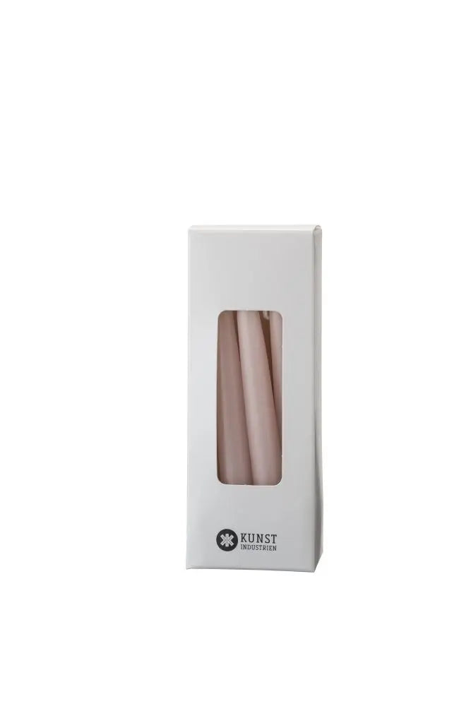 Paraffin stagelys (12 cm) - Rosa - 12 stk. Kunstindustrien