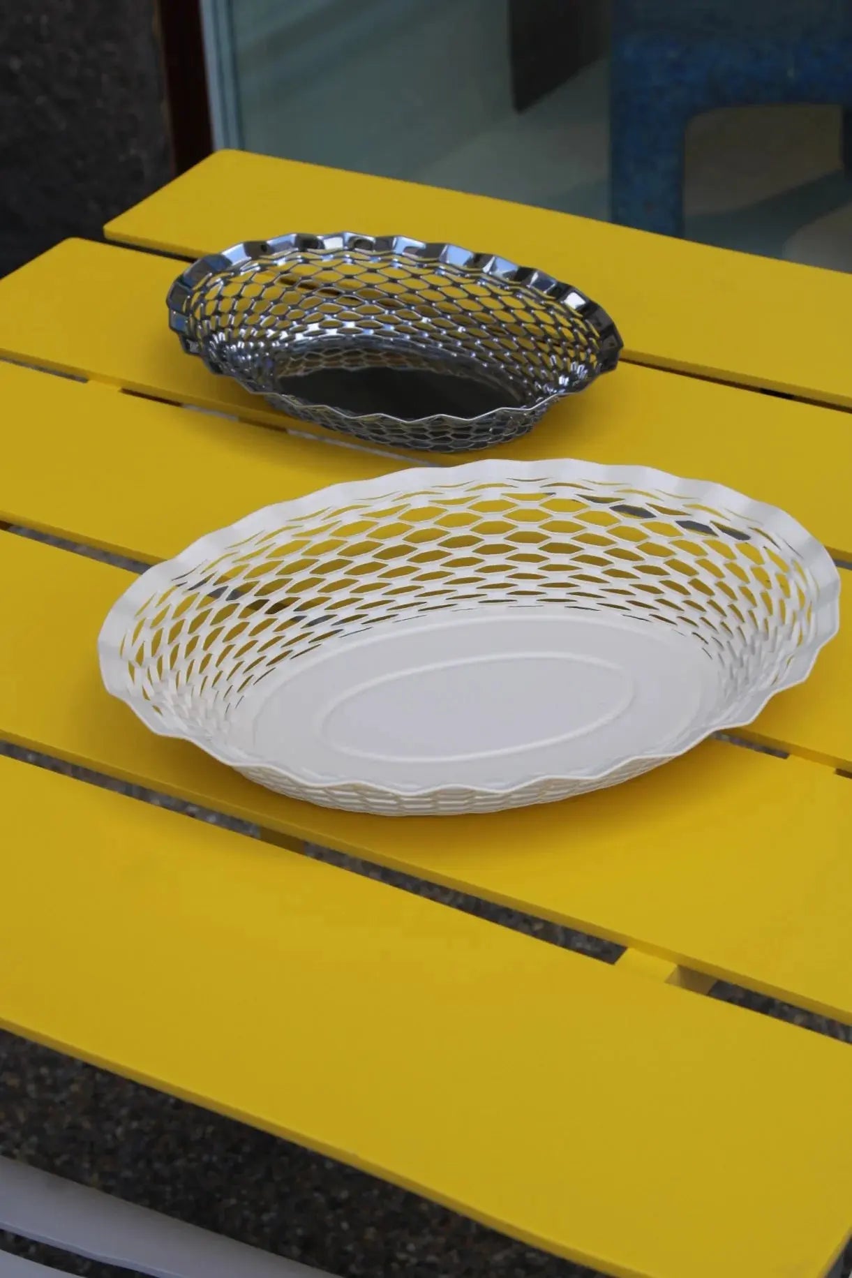 Roger Orfevre - Brødkurv oval | Creme Roger Orfevre