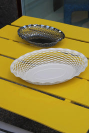Roger Orfevre - Brødkurv oval | Creme Roger Orfevre
