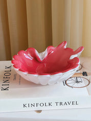 Vintage Murano musling/skål | Lys pink Murano