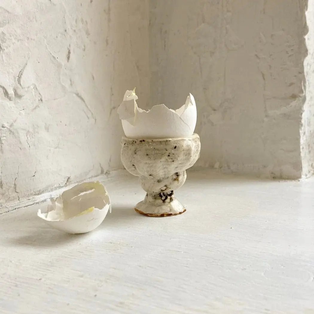 Konkylie æggebæger fra Christina Iversen Studio
