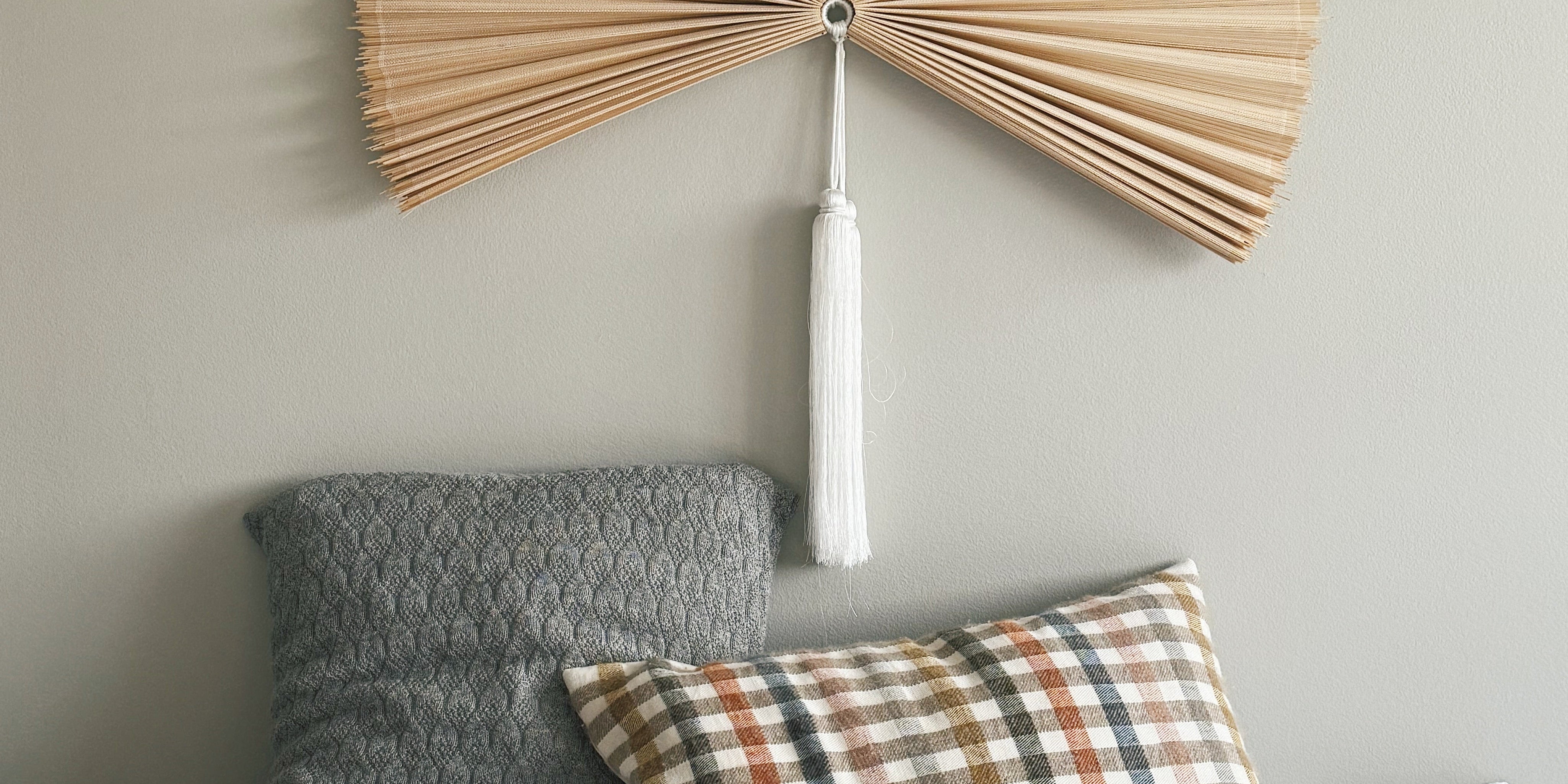 Vifte til væg i natur - håndlavet i Vietnam