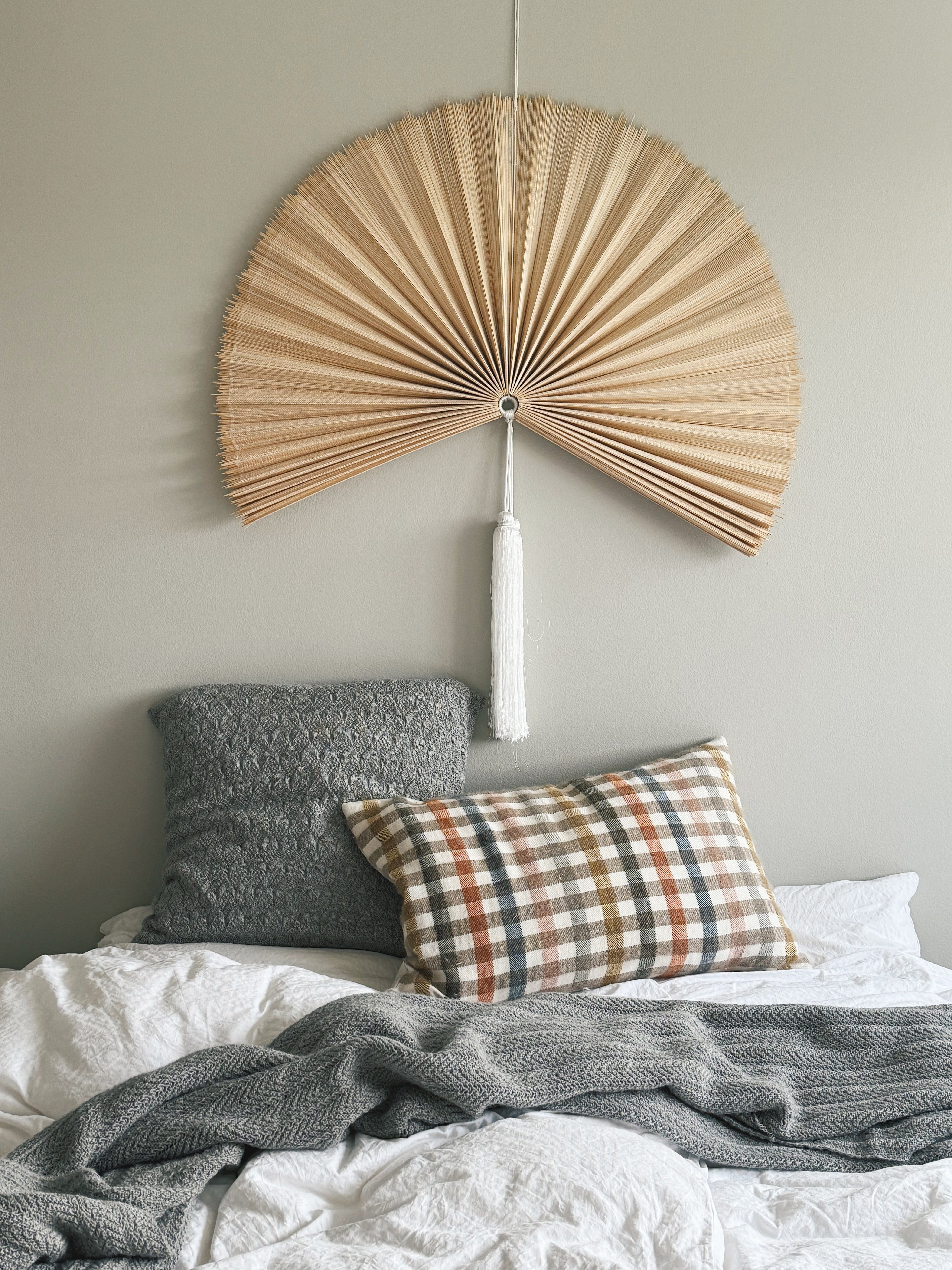 Vifte til væg i natur - håndlavet i Vietnam