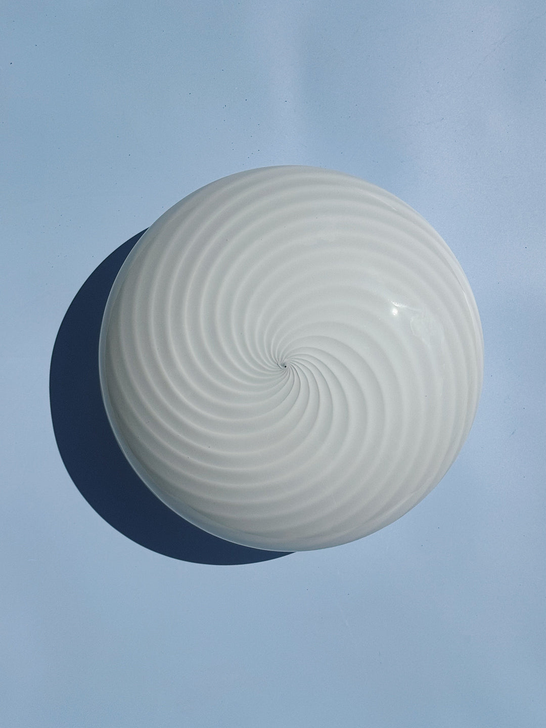 Vintage Murano Plafondlampe med Messingkant | Ø36 cm Studio Hafnia
