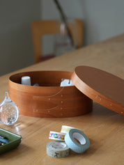Shaker Oval Box S – small oval cherry wood box for jewellery and small items