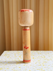 Vintage Kokeshi Dukke Nr. 187 fra Japan – Håndlavet | H24 cm Studio Hafnia