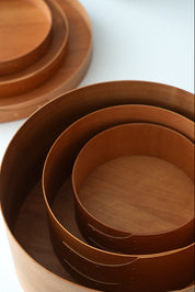 Shaker Round Box SS – small round cherry wood box for jewellery and small items