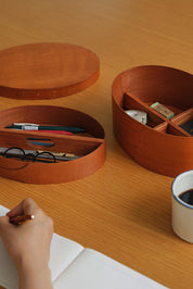 Shaker Sewing Box – cherry wood sewing box made in the classic Shaker tradition