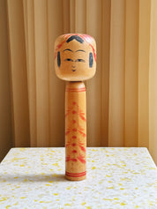 Vintage Kokeshi Dukke Nr. 187 fra Japan – Håndlavet | H24 cm Studio Hafnia