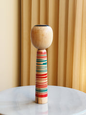 Vintage Kokeshi Dukke Nr. 223 fra Japan – Håndlavet | H 26 cm Studio Hafnia