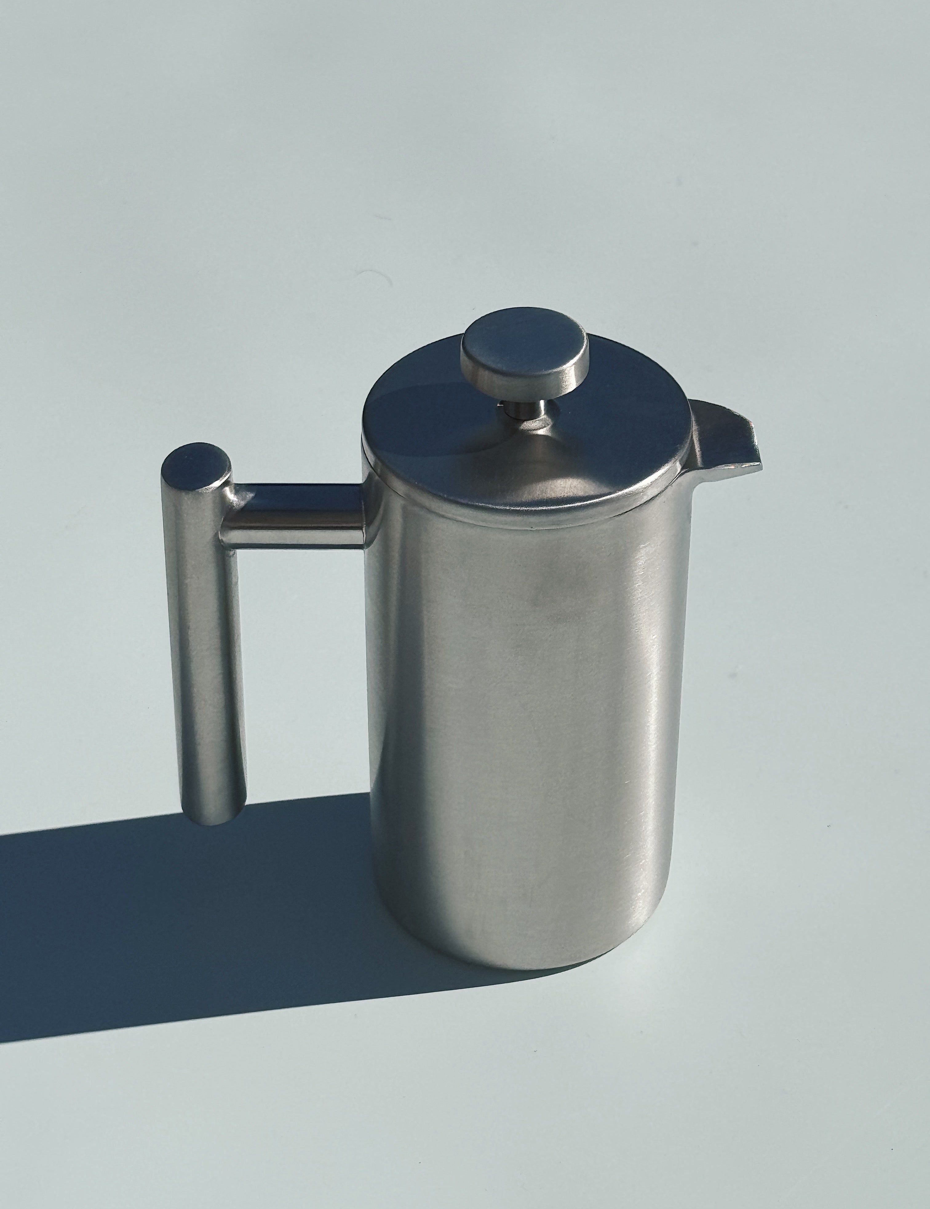 Stempelkande i Mat Stål | 350 ml Studio Hafnia