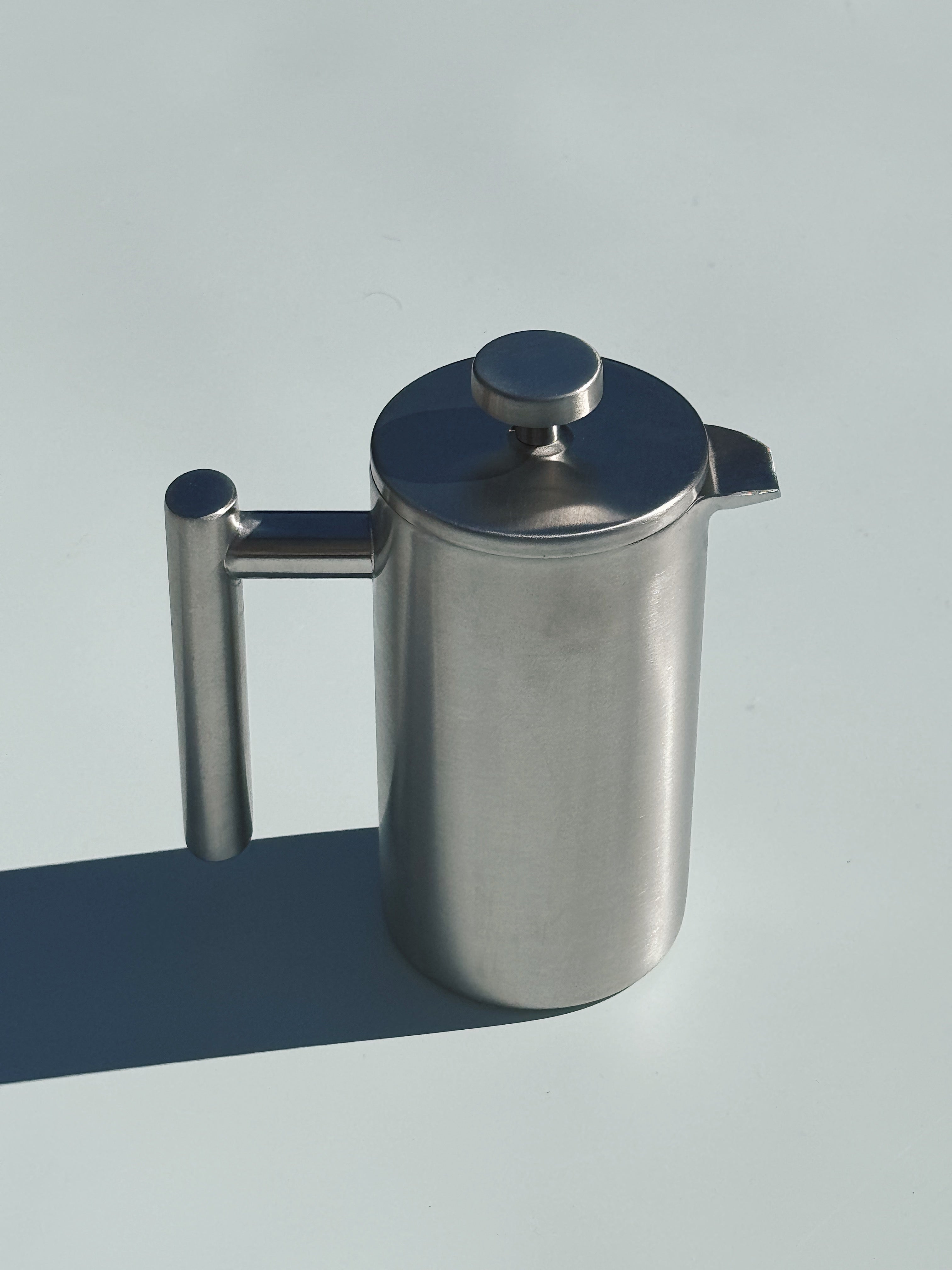 Stempelkande i Mat Stål | 350 ml Studio Hafnia