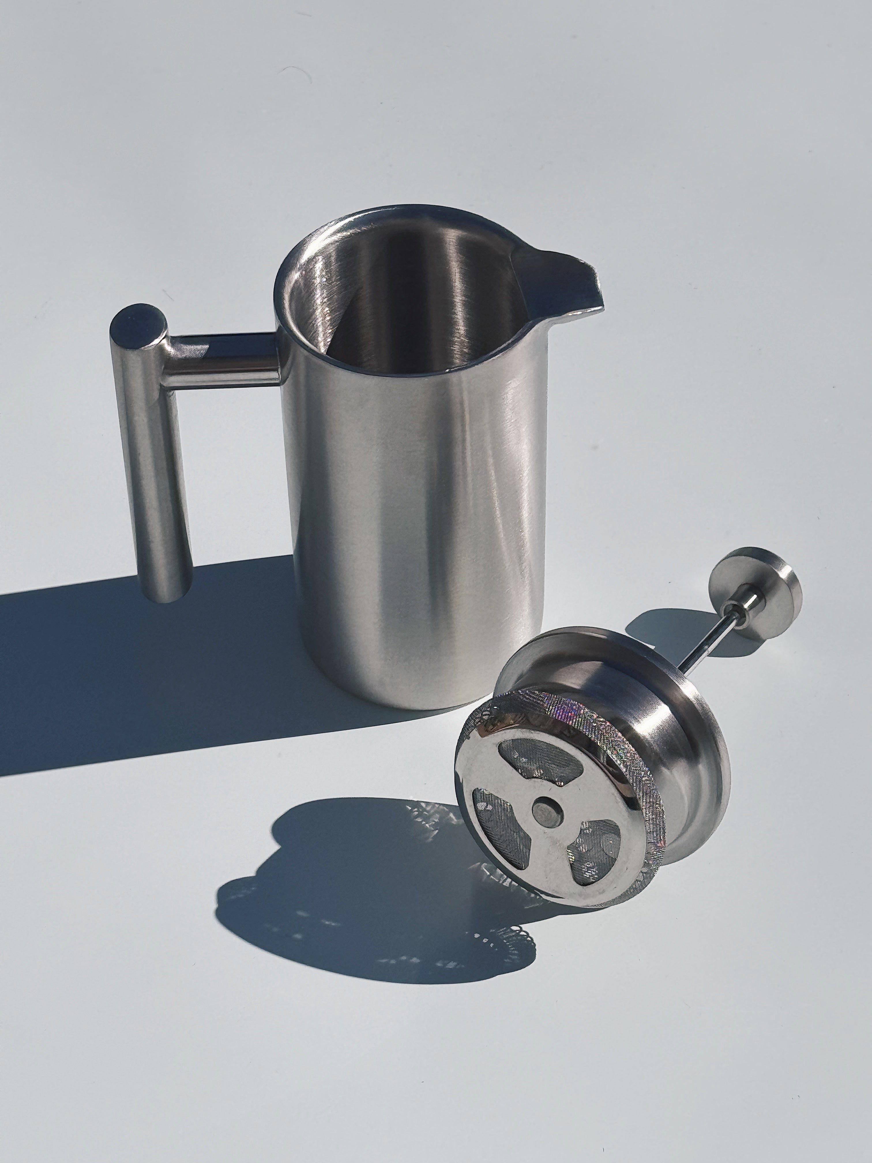 Stempelkande i Mat Stål | 1000 ml Studio Hafnia