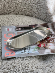 Oval fad/tallerken i rustfrit stål | 23 cm Studio Hafnia