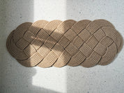 Original Ocean Plait Dørmåtte af håndflettet jute | 99 x 41 cm Studio Hafnia