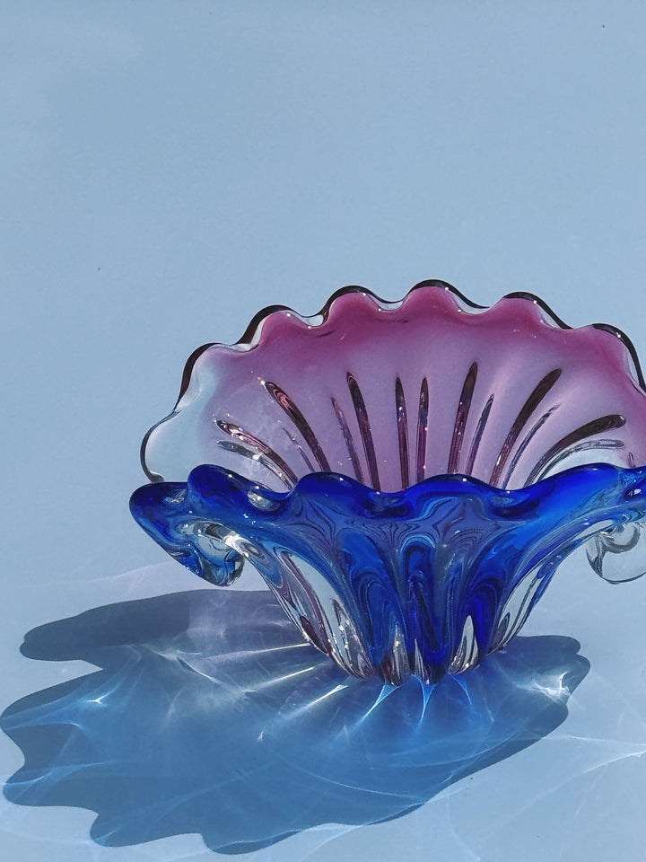 Vintage Murano Skål i Muslingeform | 20 cm Studio Hafnia