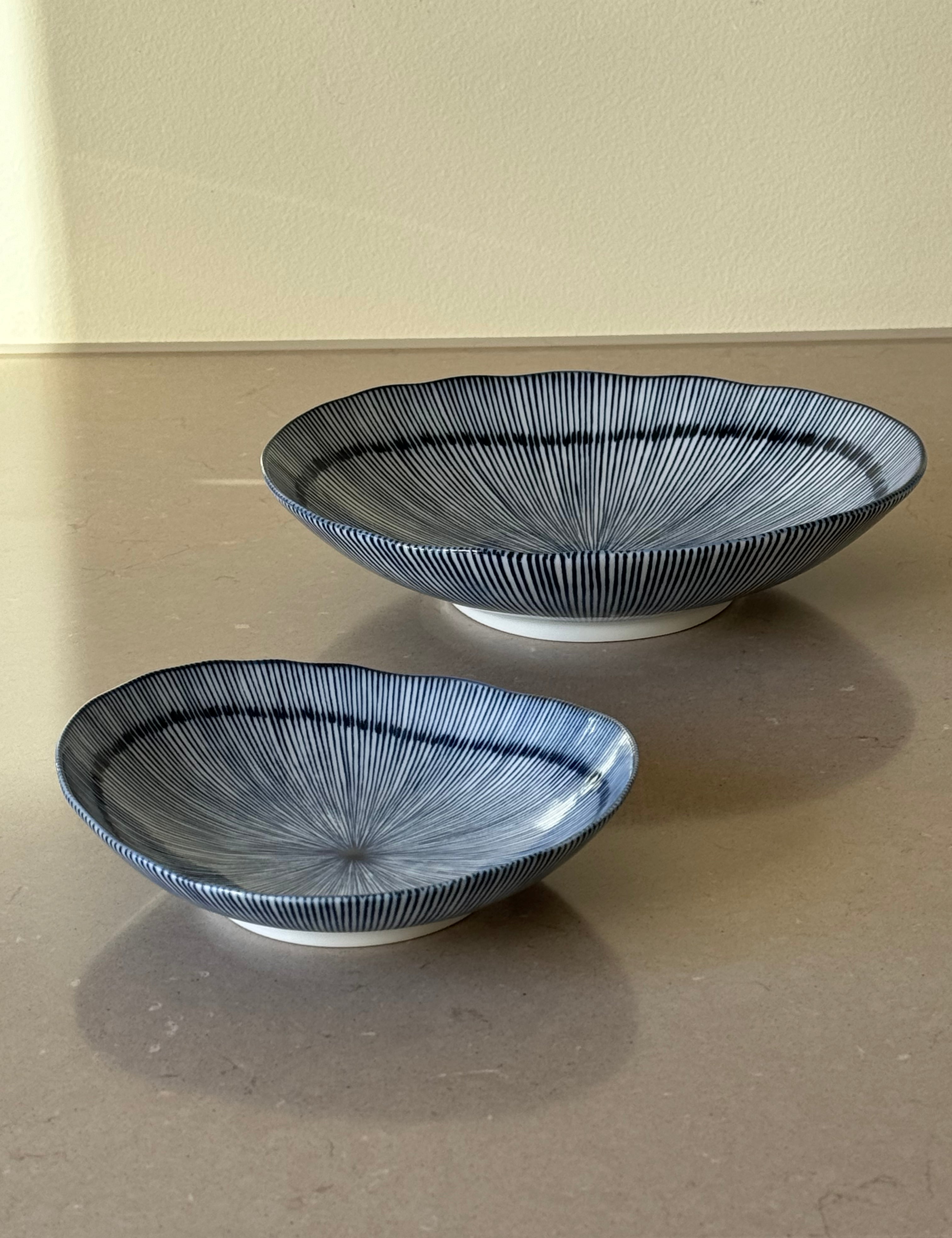 Dyb Tallerken med Julienne Mønster | 16 cm Studio Hafnia