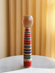 Vintage Kokeshi Dukke Nr. 221 fra Japan – Håndlavet | H 25 cm Studio Hafnia