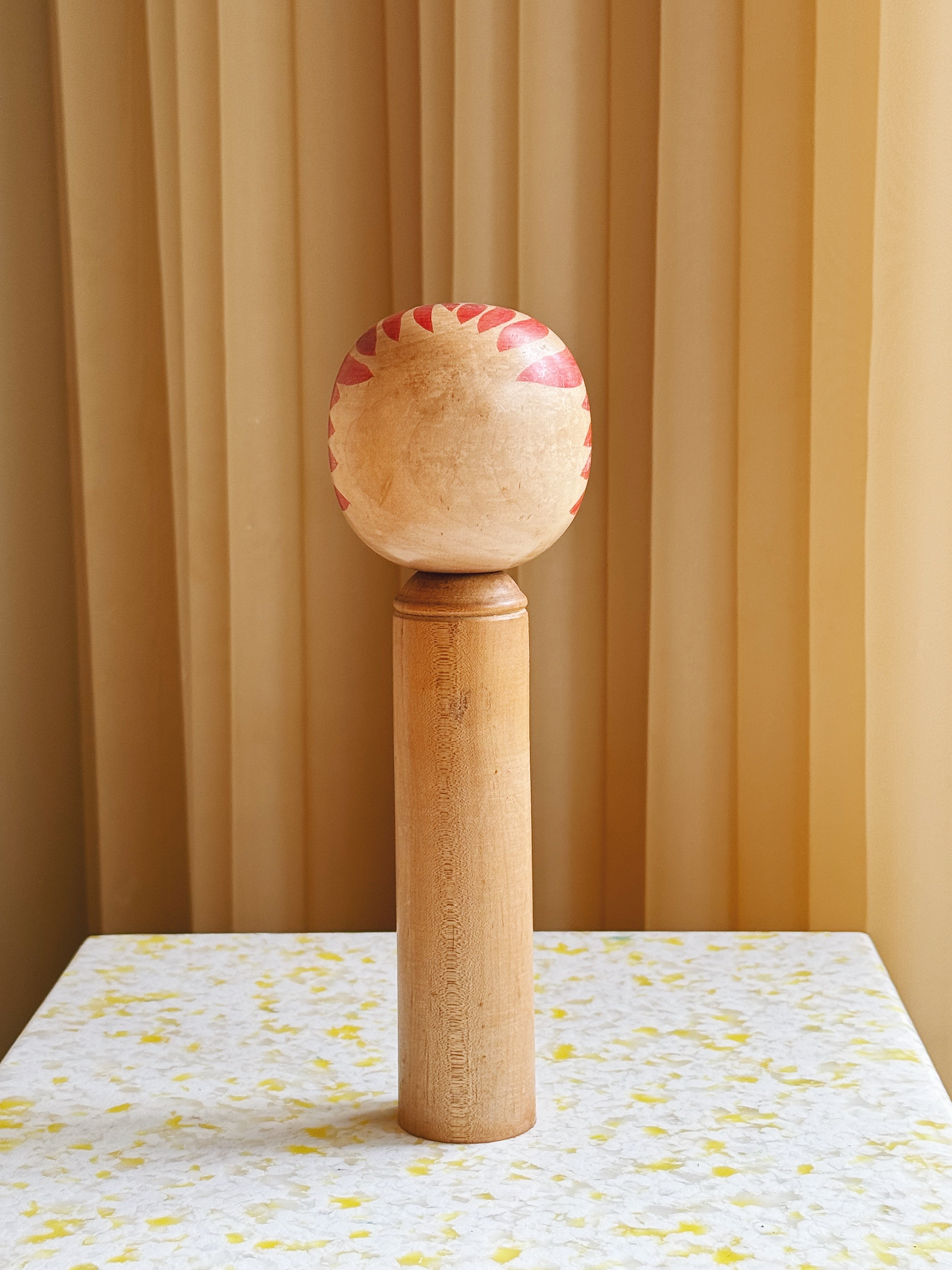 Vintage Kokeshi Dukke Nr. 188 fra Japan – Håndlavet | H24 cm Studio Hafnia