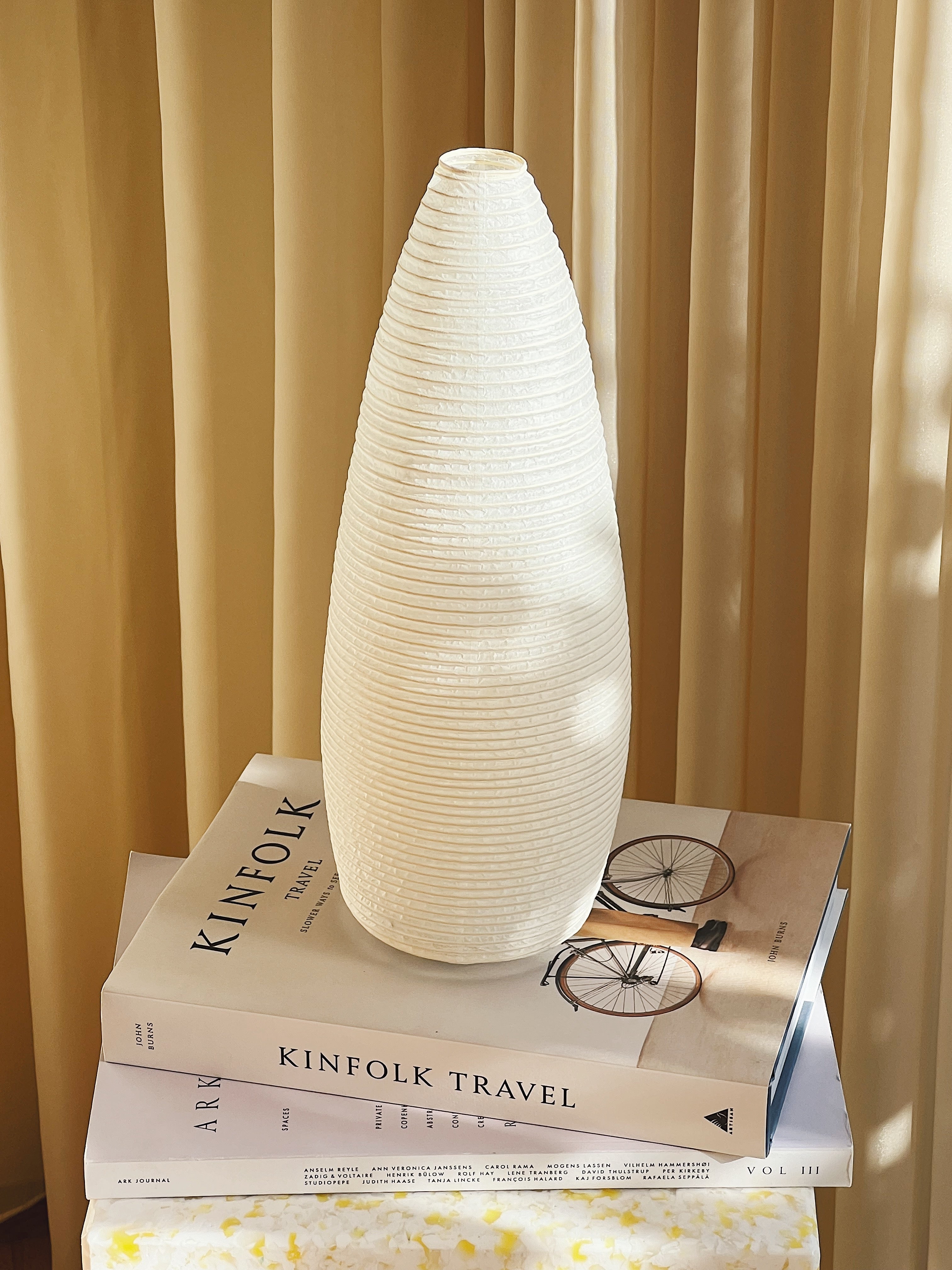 Shigeru Uchida Washi Lighting Paper Moon PM03 Bordlampe Studio Hafnia